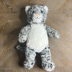 B-A-B Build A Bear Snow Leopard Grey Plush Stuffed Animal 16” Toy